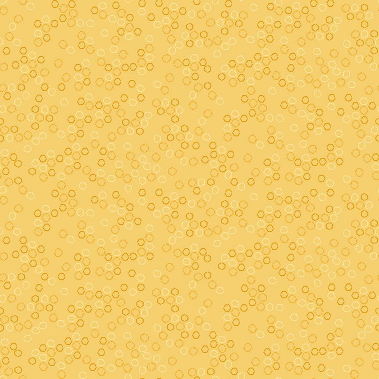 Fabric Dear Stella Designs Gold Honeycomb Sting Like a Bee by the Quarter Yard D3278